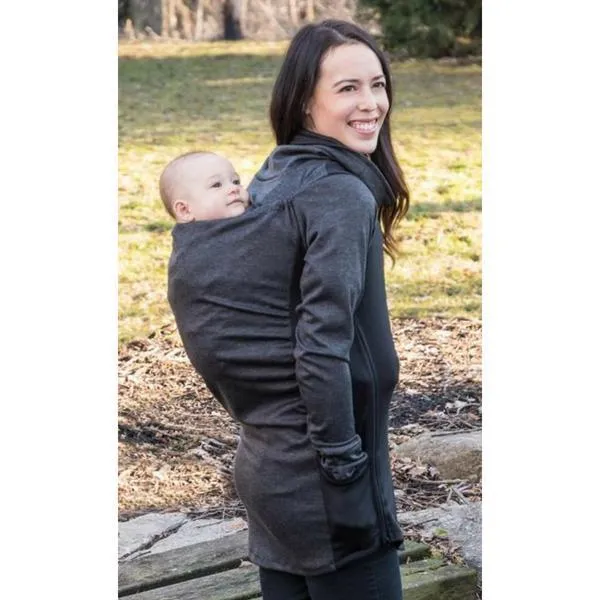 Belly Bedaine Kiroo Babywearing Sweater Grey and Black