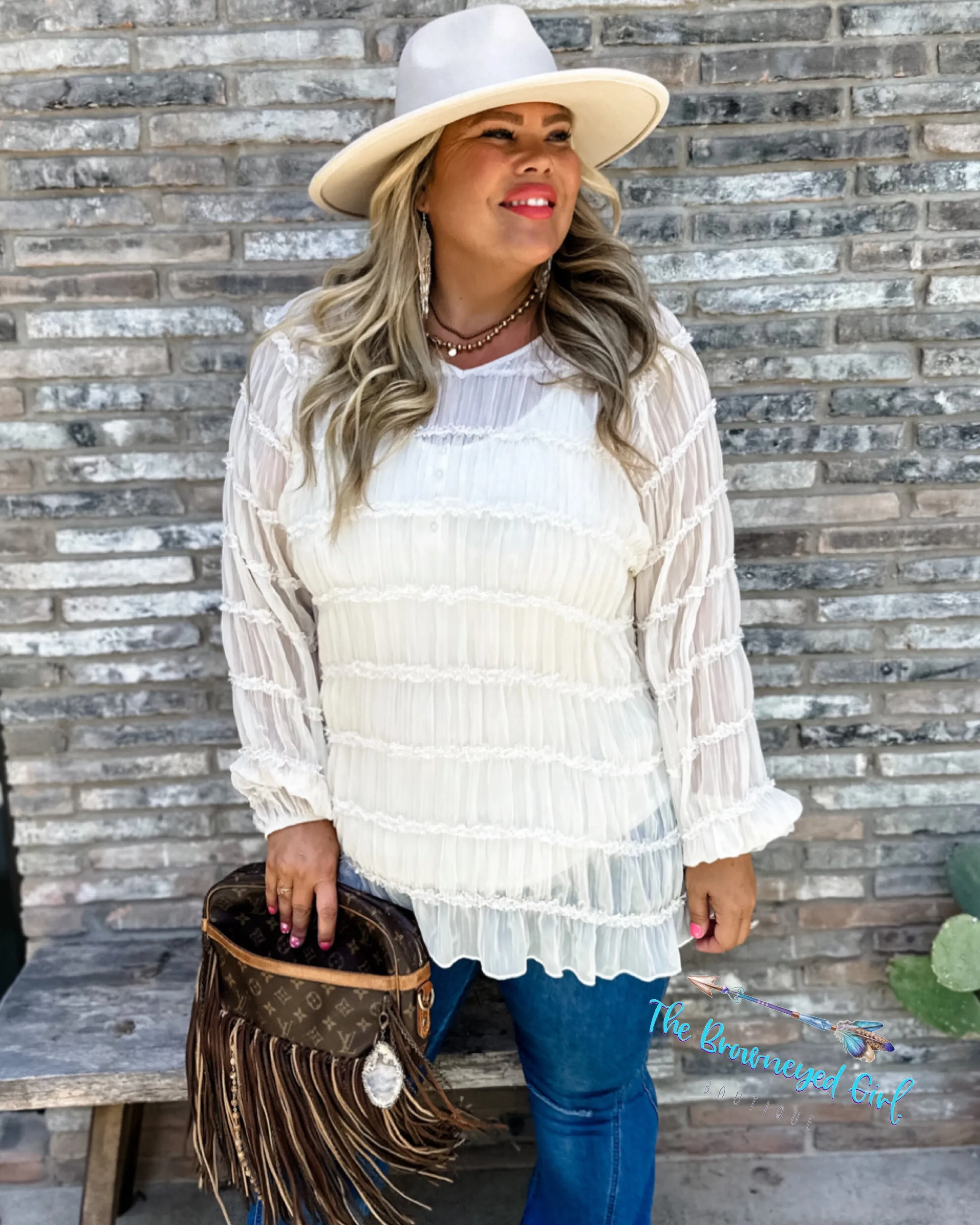 Blakeley Amelia Boho Lace Top