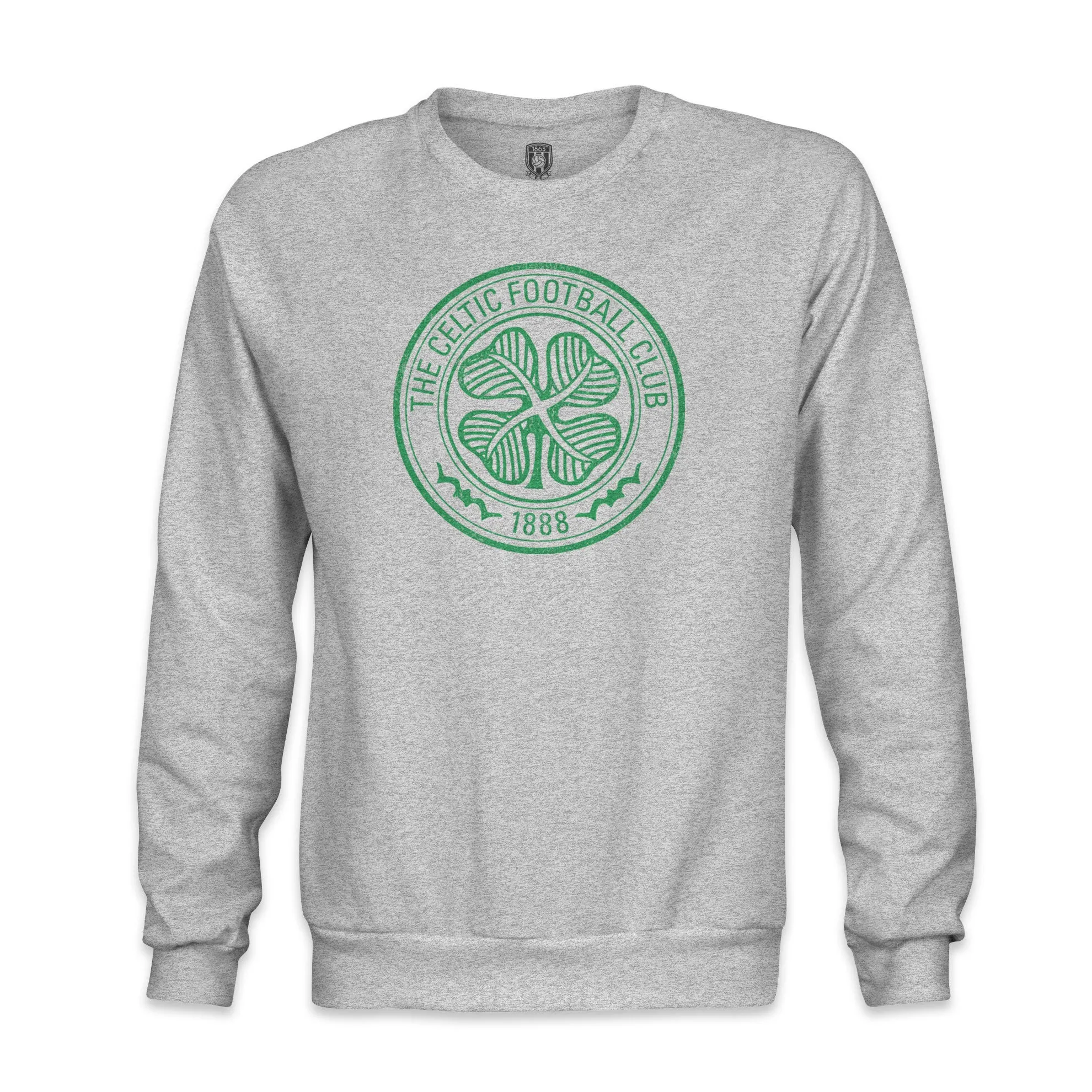 Celtic FC Color Badge Crewneck Sweatshirt - Grey