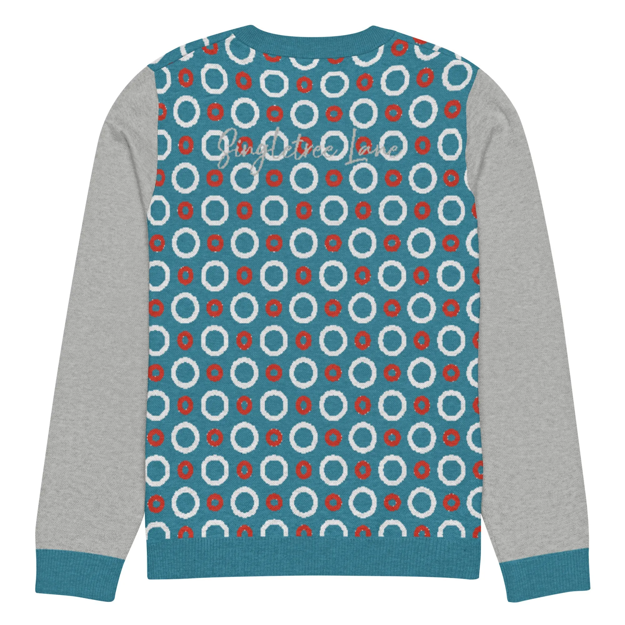 Circle Back in Blue Knitted Crewneck Sweater