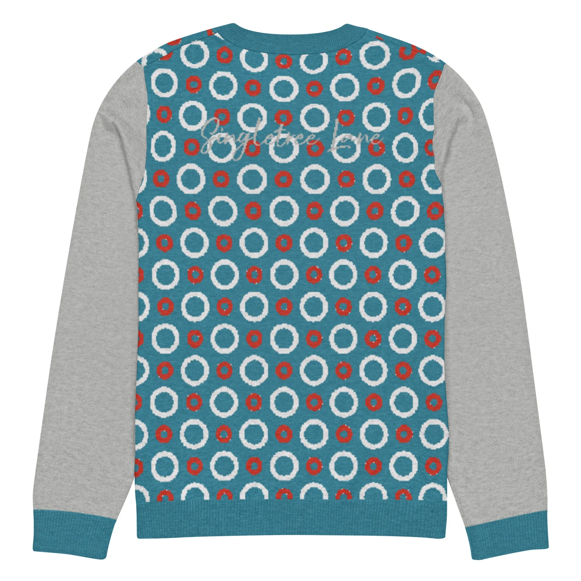 Circle Back in Blue Knitted Crewneck Sweater