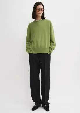 Crew-neck cashmere knit laurel