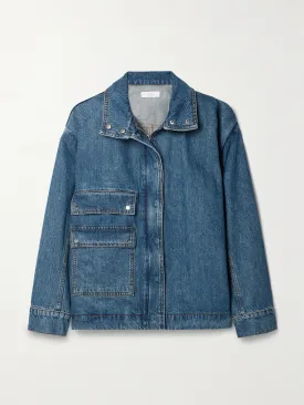 Denim bomber jacket