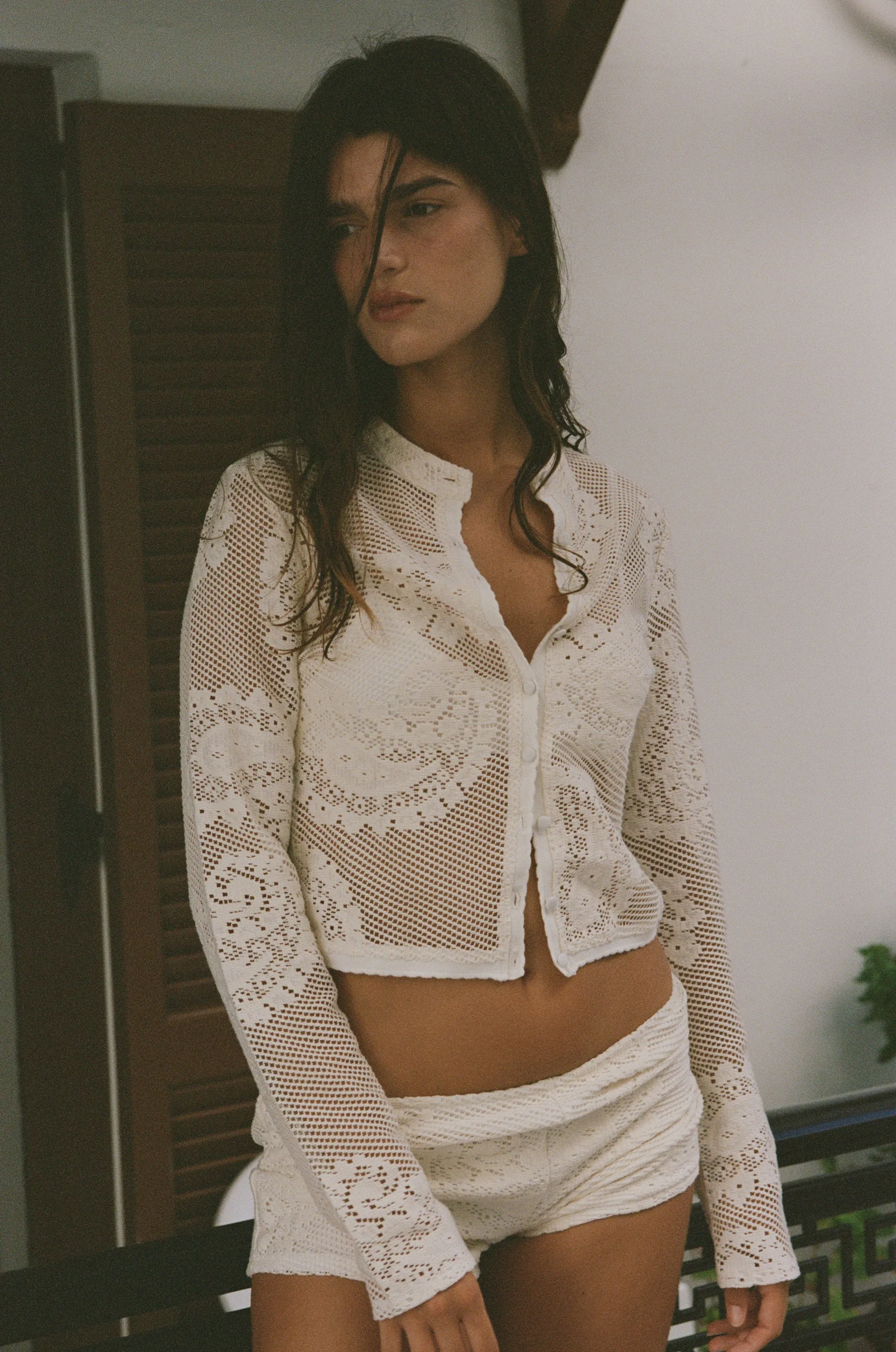 Dom Top | White Lace