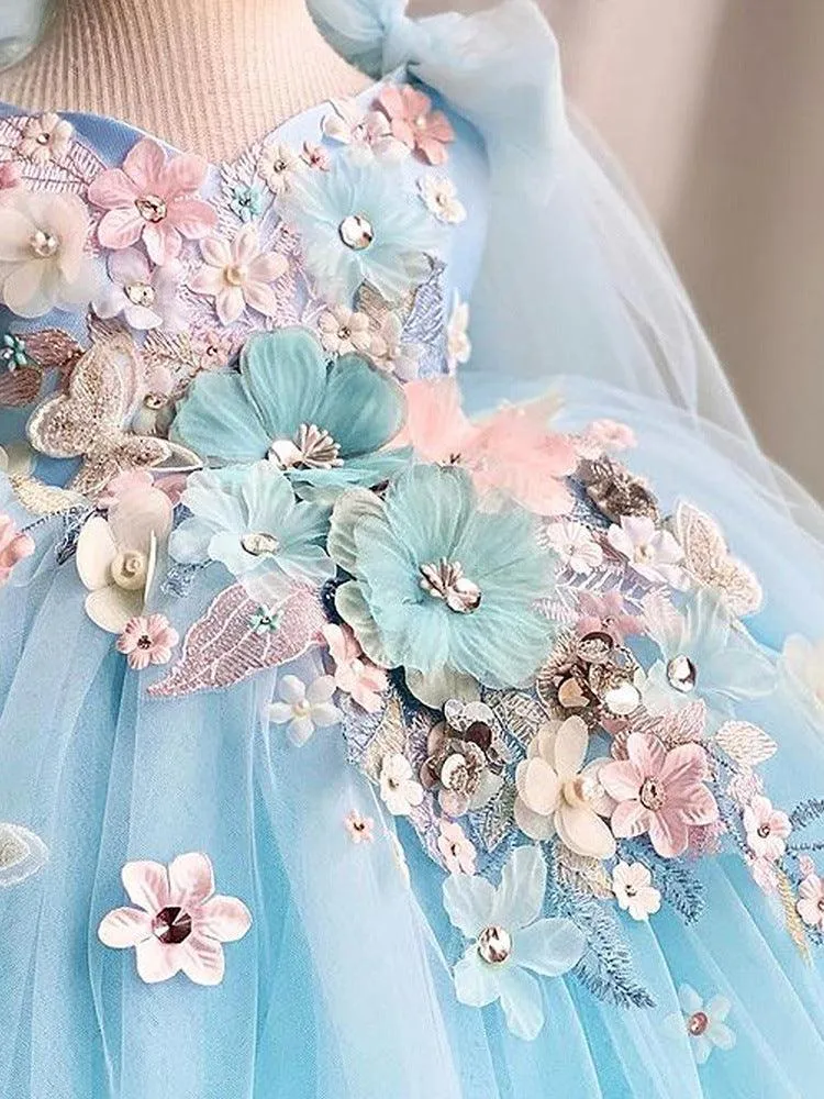 Dreamy Blue Butterfly Dress