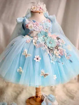 Dreamy Blue Butterfly Dress