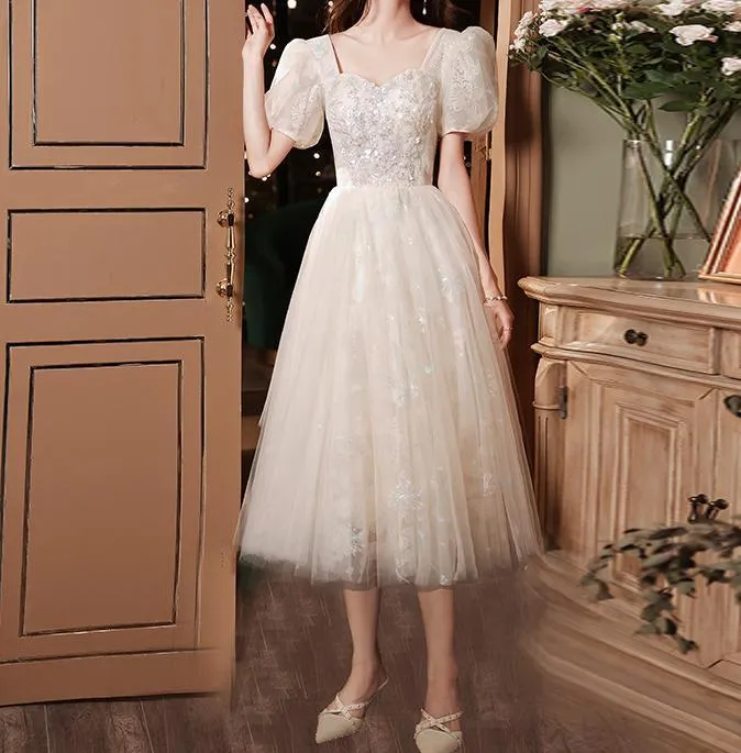 Dreamy Sequins Bridal Dress Prom Dress