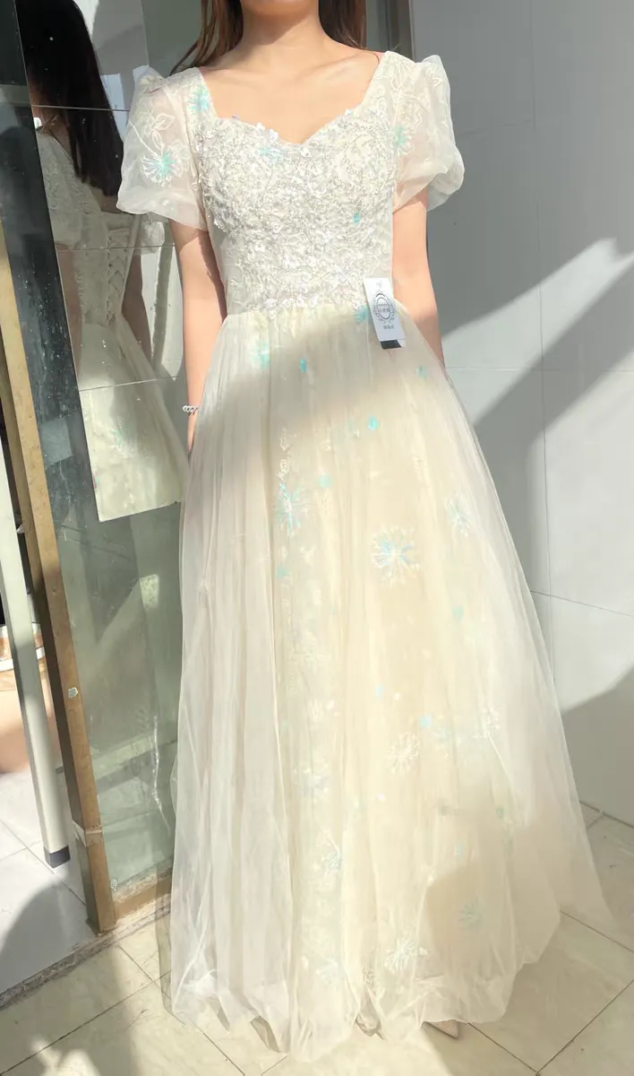 Dreamy Sequins Bridal Dress Prom Dress