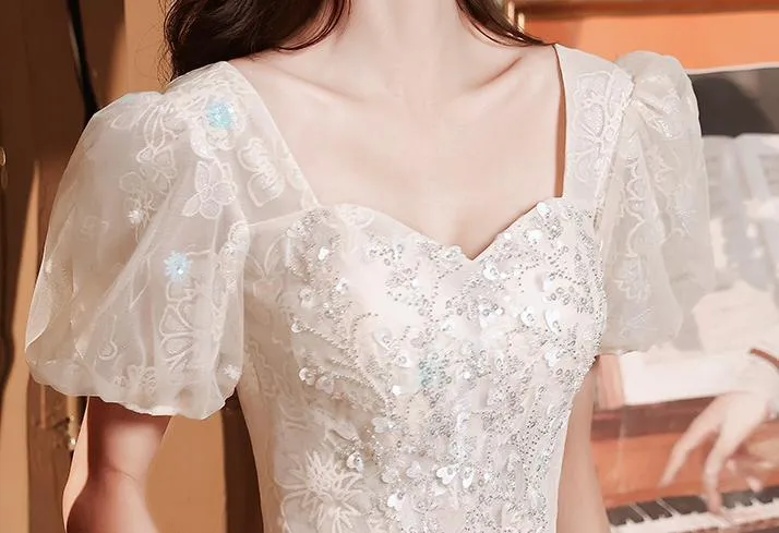 Dreamy Sequins Bridal Dress Prom Dress