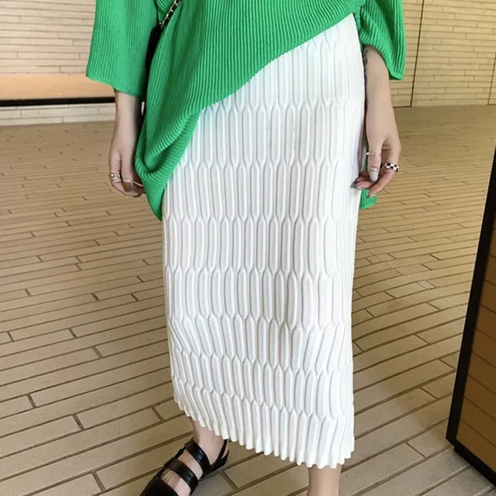 Elegant Knitted Skirt