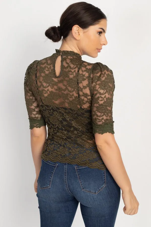 Floral Lace Top