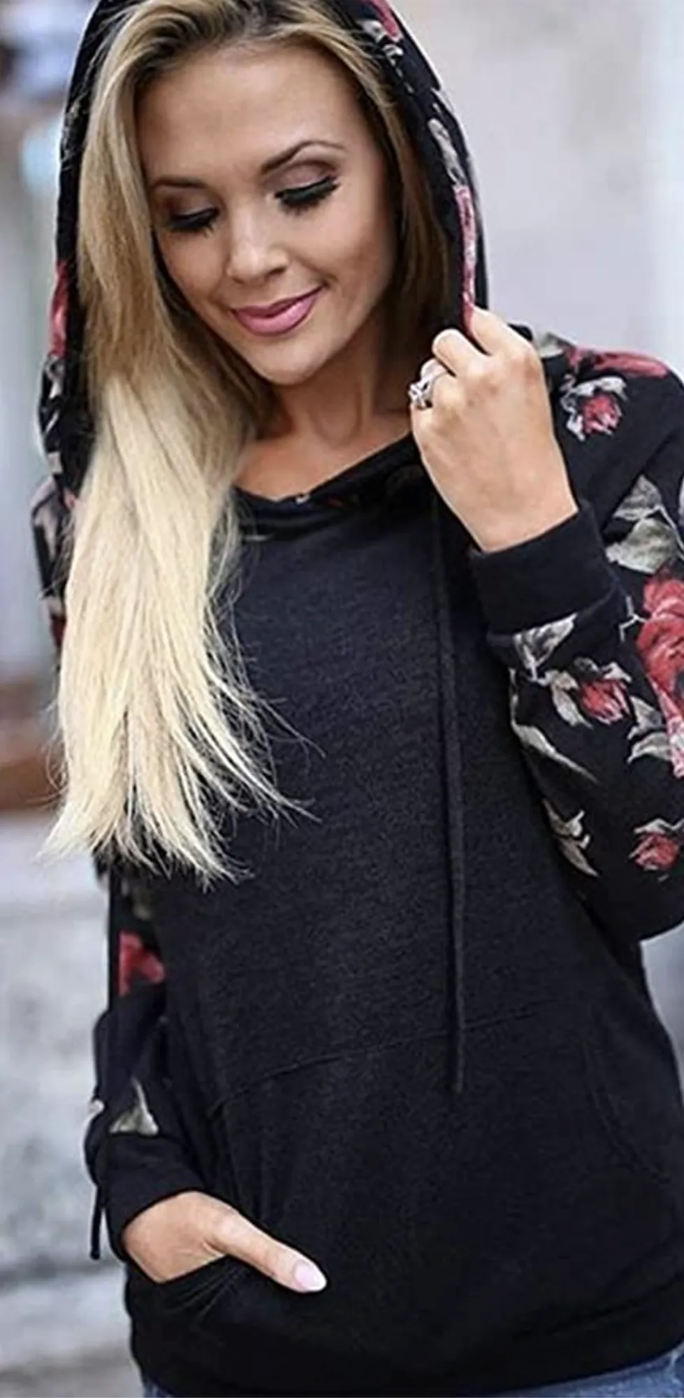 Floral Pullover Sweater