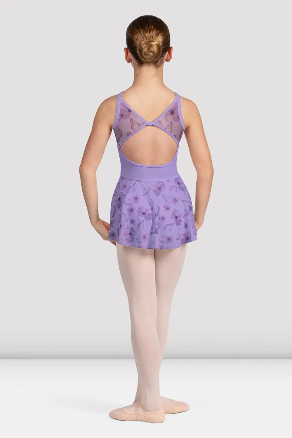 Girls Hazel Floral Camisole Skirted Leotard