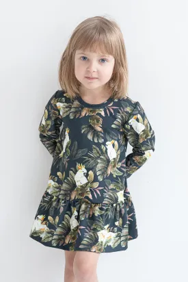 Kids' Frill College Dress Kakadu Navy