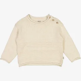 Knit Pullover Gunnar | Baby - cloud melange