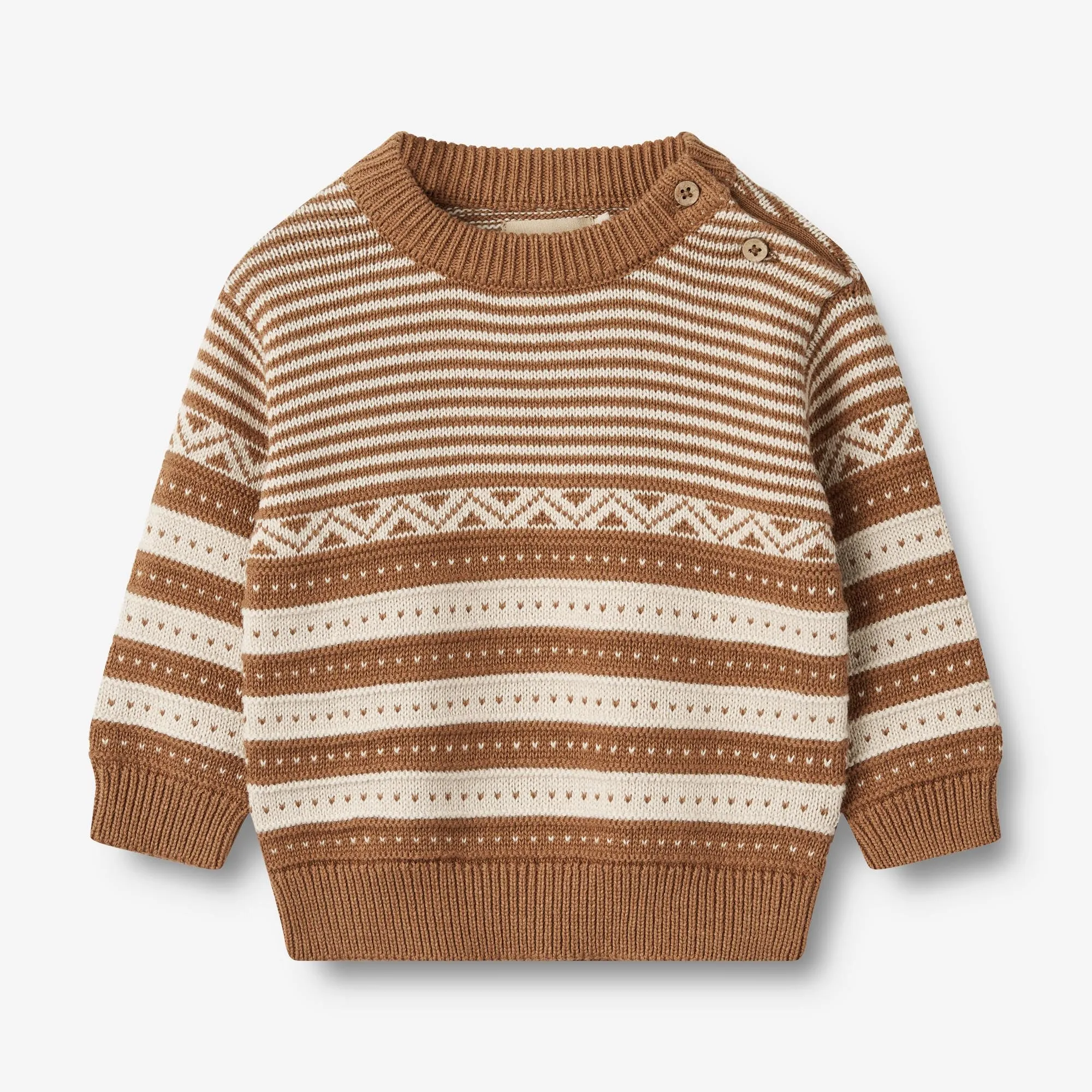 Knit Pullover Janus | Baby - caramel