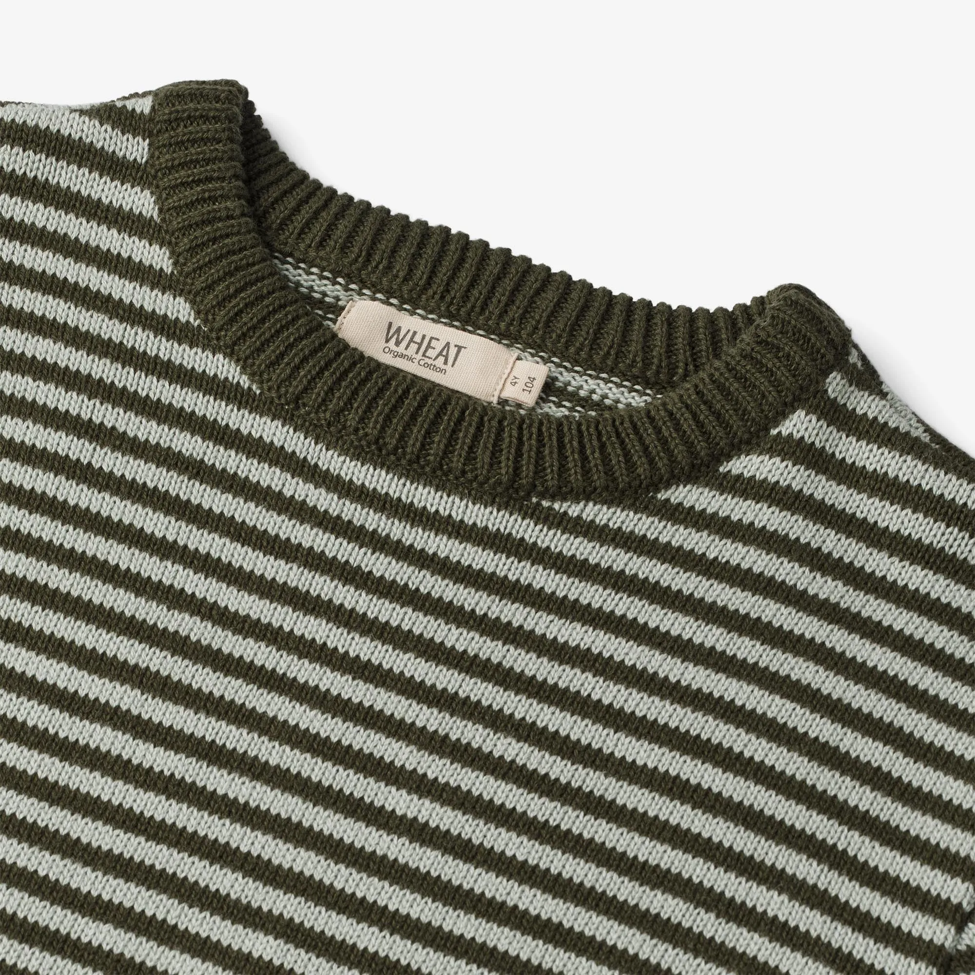 Knit Pullover Morgan - forest night stripe