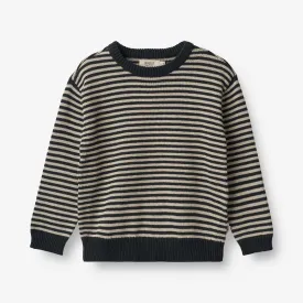 Knit Pullover Morgan - navy stripe