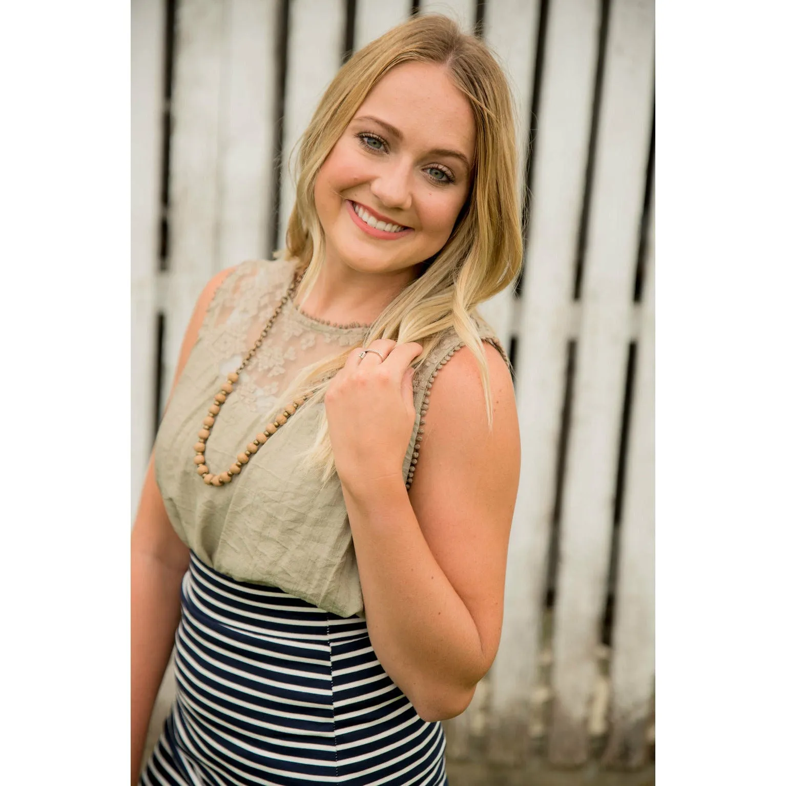 Lace Top Tank