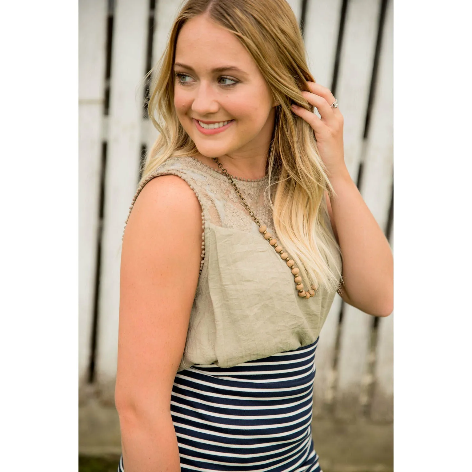 Lace Top Tank