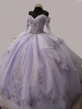 Lilac Princess Ball Gown Quinceanera Dress Sweet 16 Dress