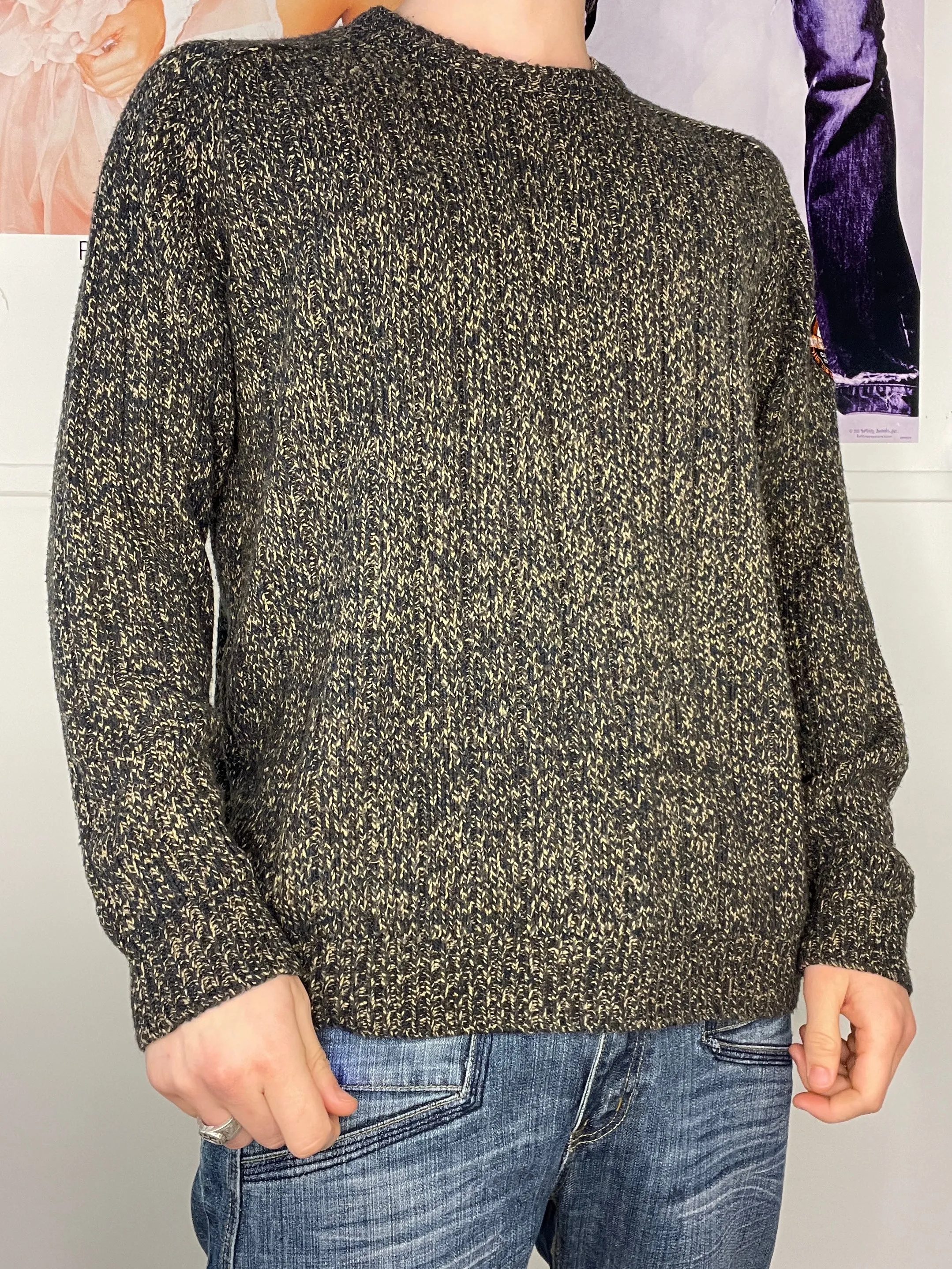 loose fit knitwear jumper