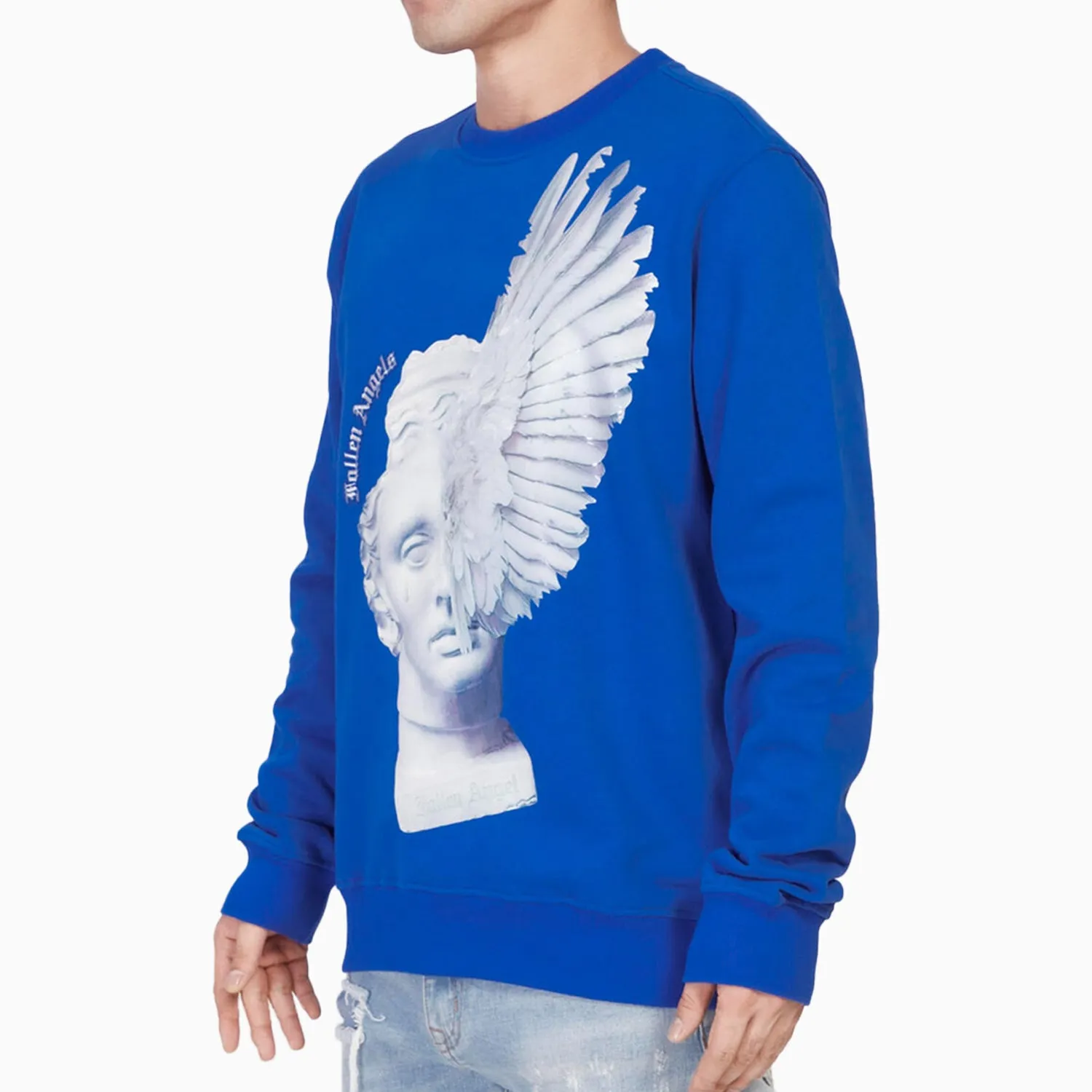 Men's Fallen Angel Sculpture Sweatshirt