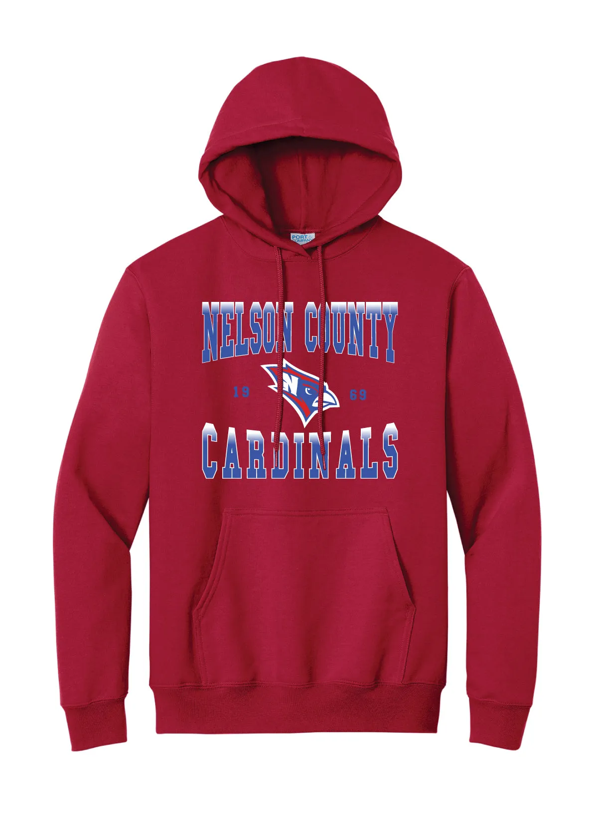 Nelson County Cardinals Hooded Sweatshirt