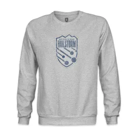 Northern Colorado Hailstorm Color Badge Crewneck Sweatshirt - Grey