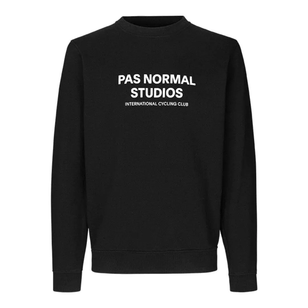 PAS NORMAL STUDIOS Logo Sweatshirt - Black