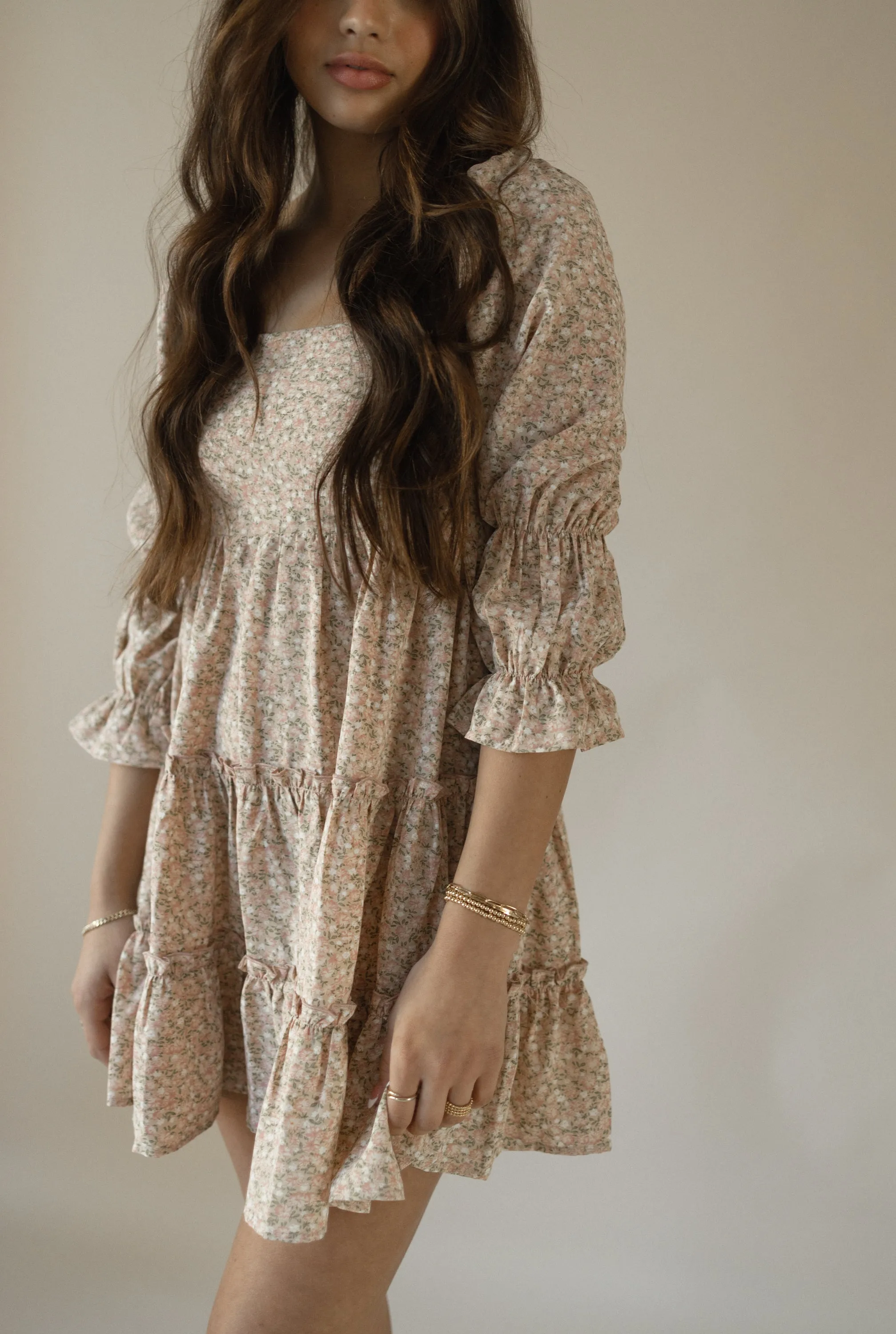 Spring dream floral dress