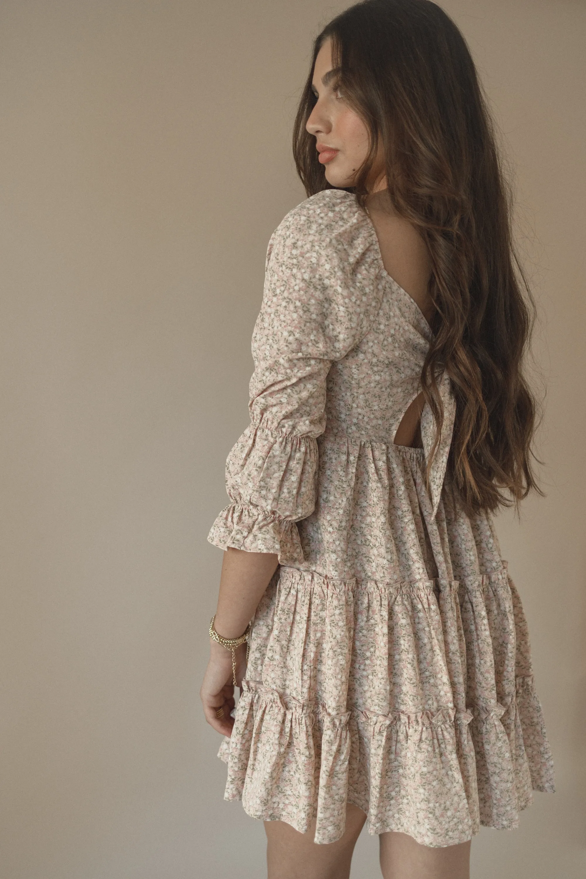 Spring dream floral dress