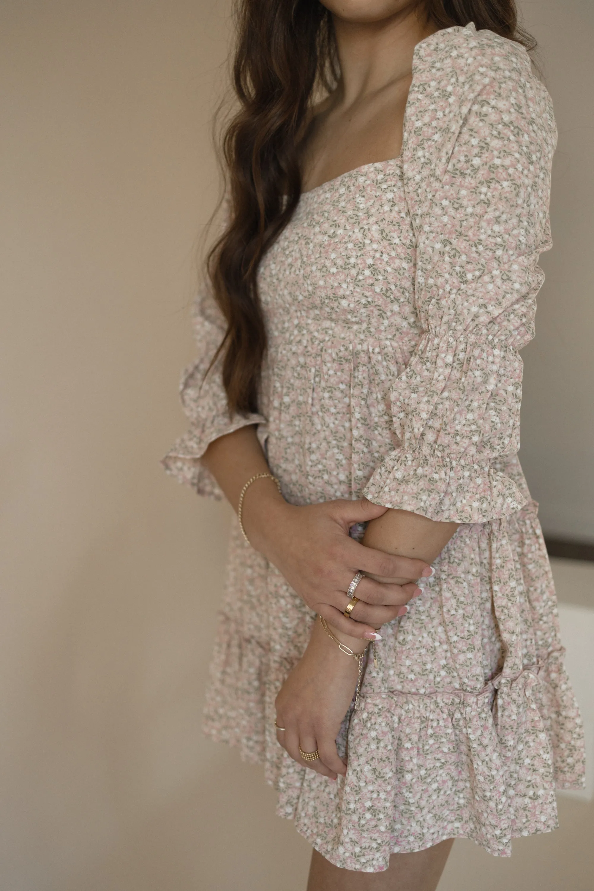 Spring dream floral dress