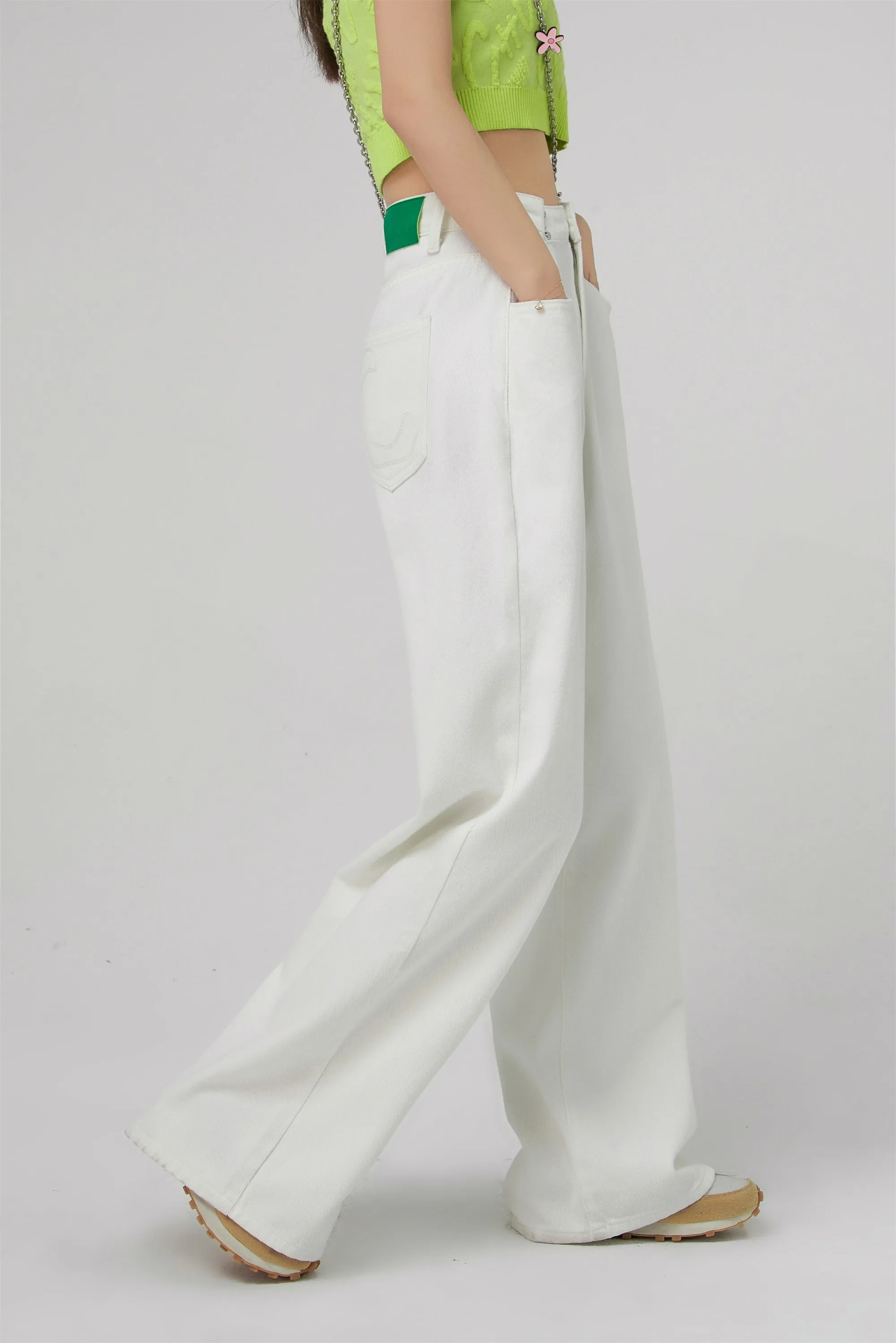 Summer Adjustable High Waist Wide Leg Pants