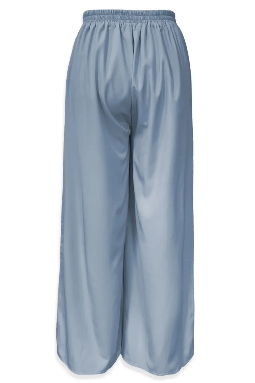 TEEK - High Waist Wide Leg Pleated Pants