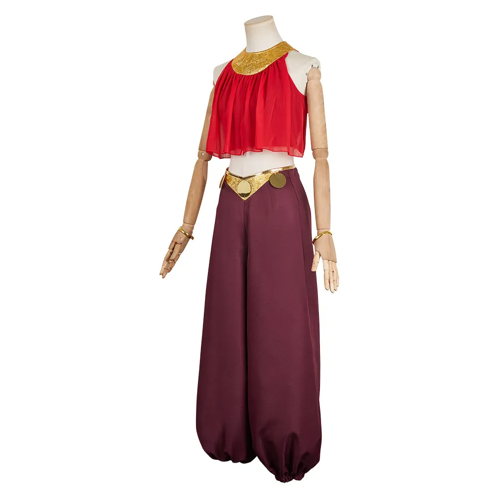 The Legend of Zelda: Echoes of Wisdom 2024 Princess Zelda Women Red Outfit Cosplay Costume