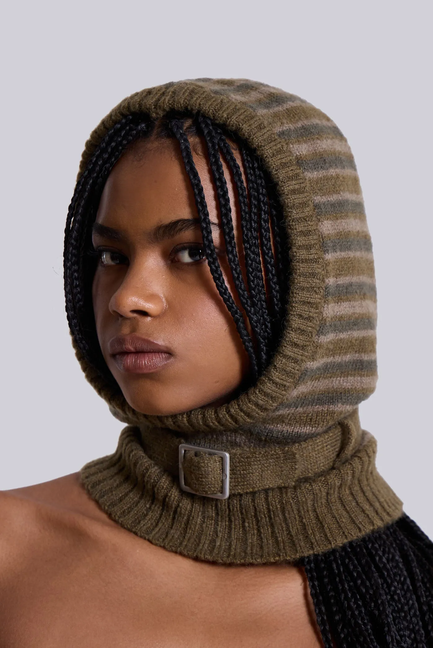 Veda Knitted Hood & Scarf