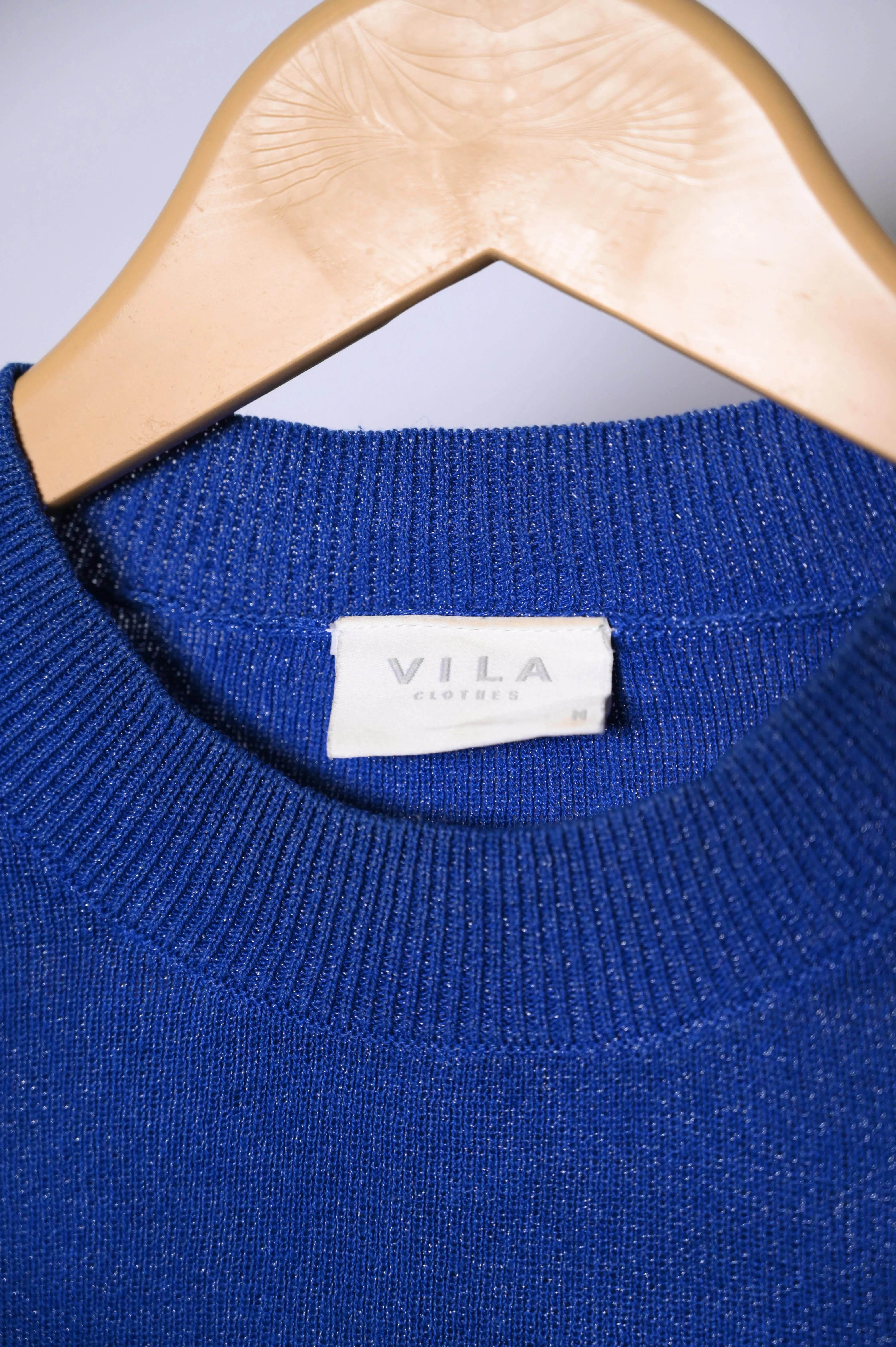 Vila Blue Sweatshirt (Small)